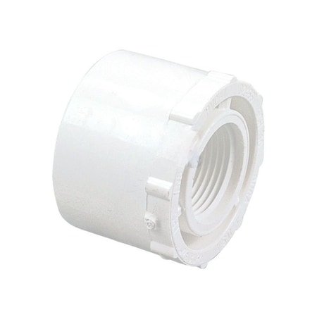 1.25 In.x 1 In. White Plastic PVC Bushing